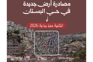 مصادرة أرض جديدة في حي البستان