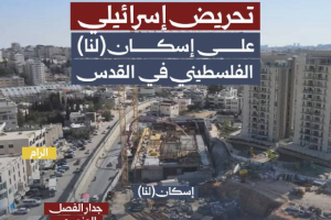 تحريض إسرائيلي على إسكان (لَنْا القدس) الفلسطيني