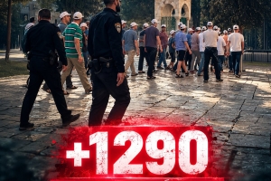 +1290 مستوطنا يقتحمون الأقصى خلال الأسبوع الماضي