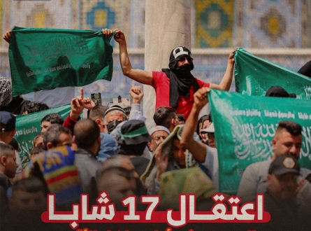 اعتقال 17 شابا.. والتهمة: رفع أعلام داخل الأقصى