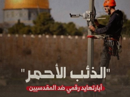 "الذئب الأحمر" أبارتهايد رقمي ضد المقدسيين