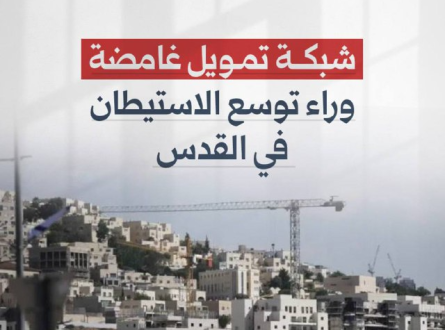 شبكة تمويل غامضة وراء توسع الاستيطان في القدس