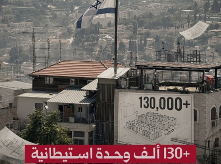 +130 ألف وحدة استيطانية في القدس منذ 2014