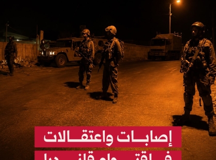 إصابات واعتقالات في قلنديا وسلوان